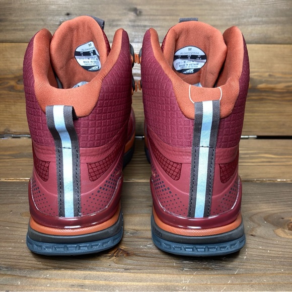 Altra Lone Peak ALL-WTHR Mid Waterproof Hiking Boot Maroon Red - Picture 4 of 9
